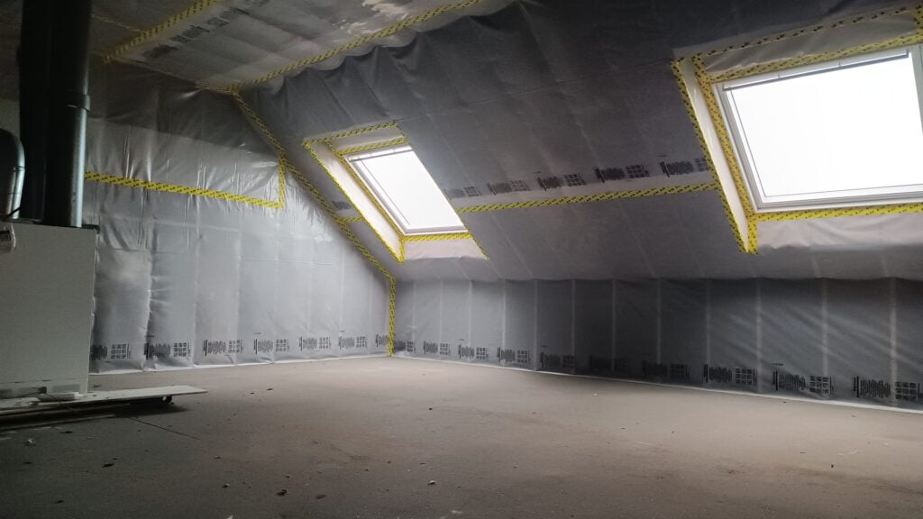 Dakisolatie met glaswol