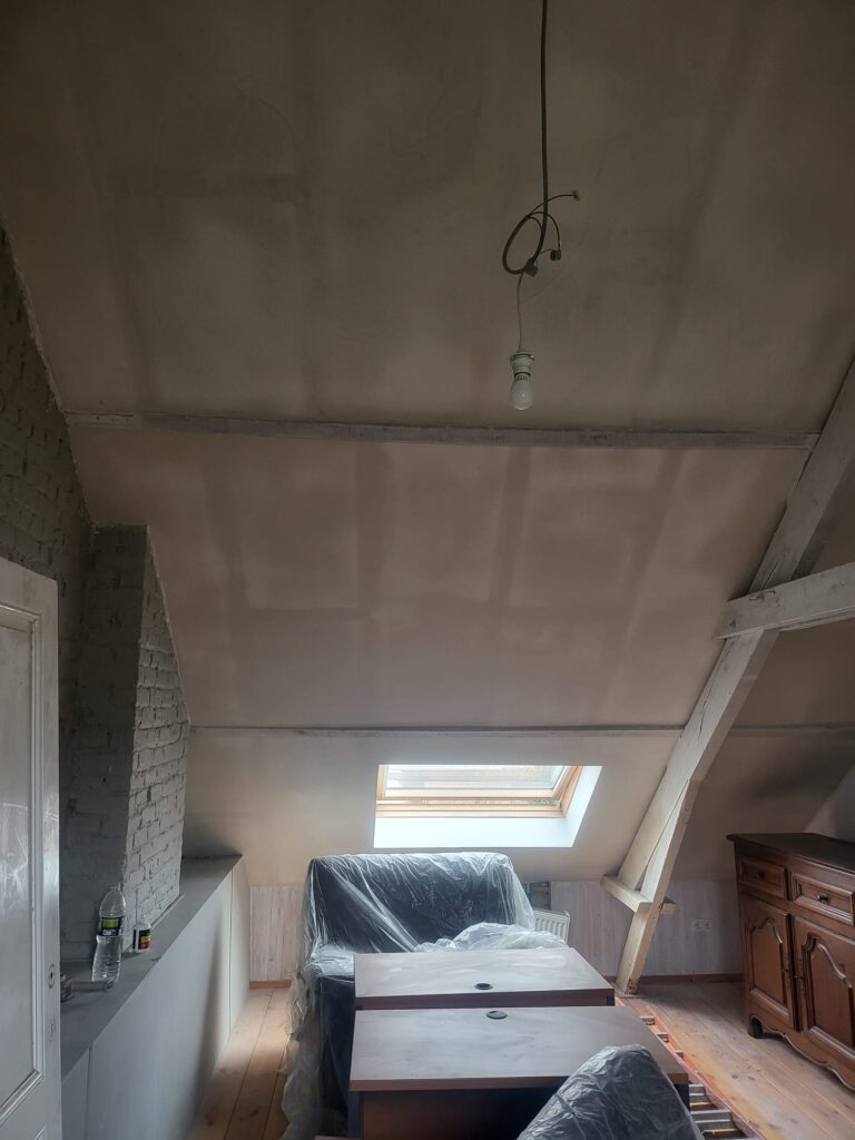 Zolderisolatie met afwerking