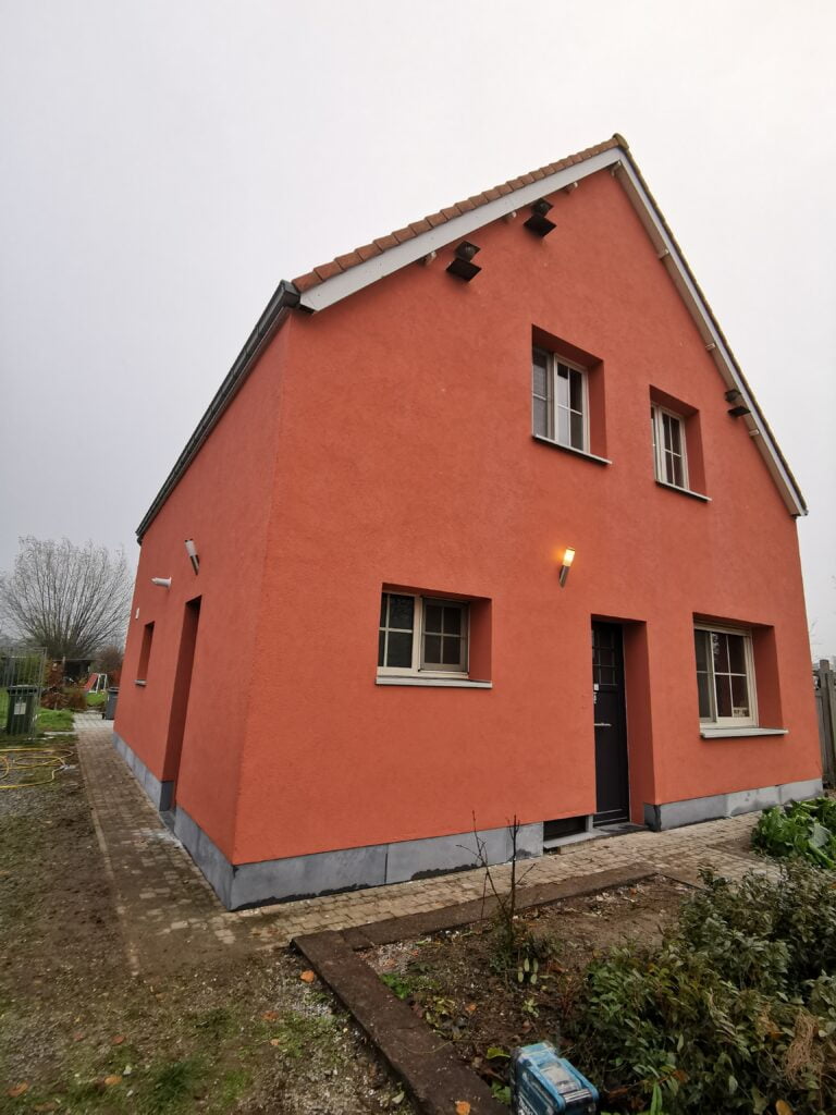 Gevelisolatie met crepi