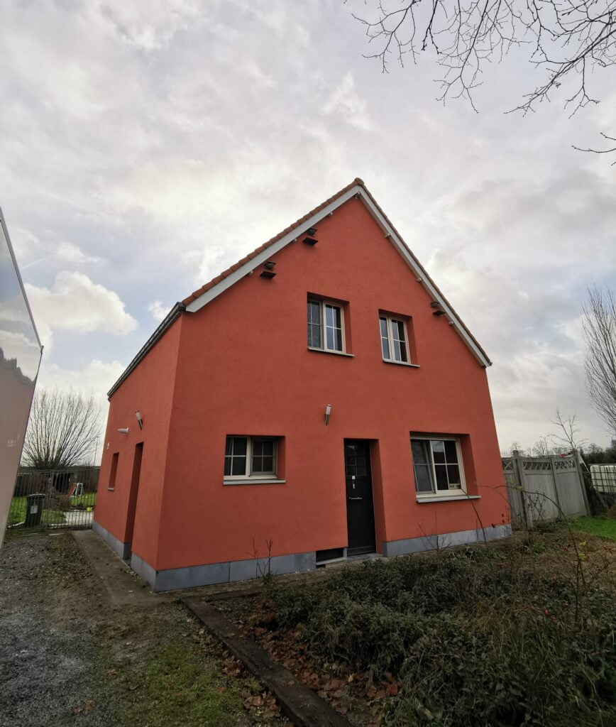 Gevelisolatie met crepi