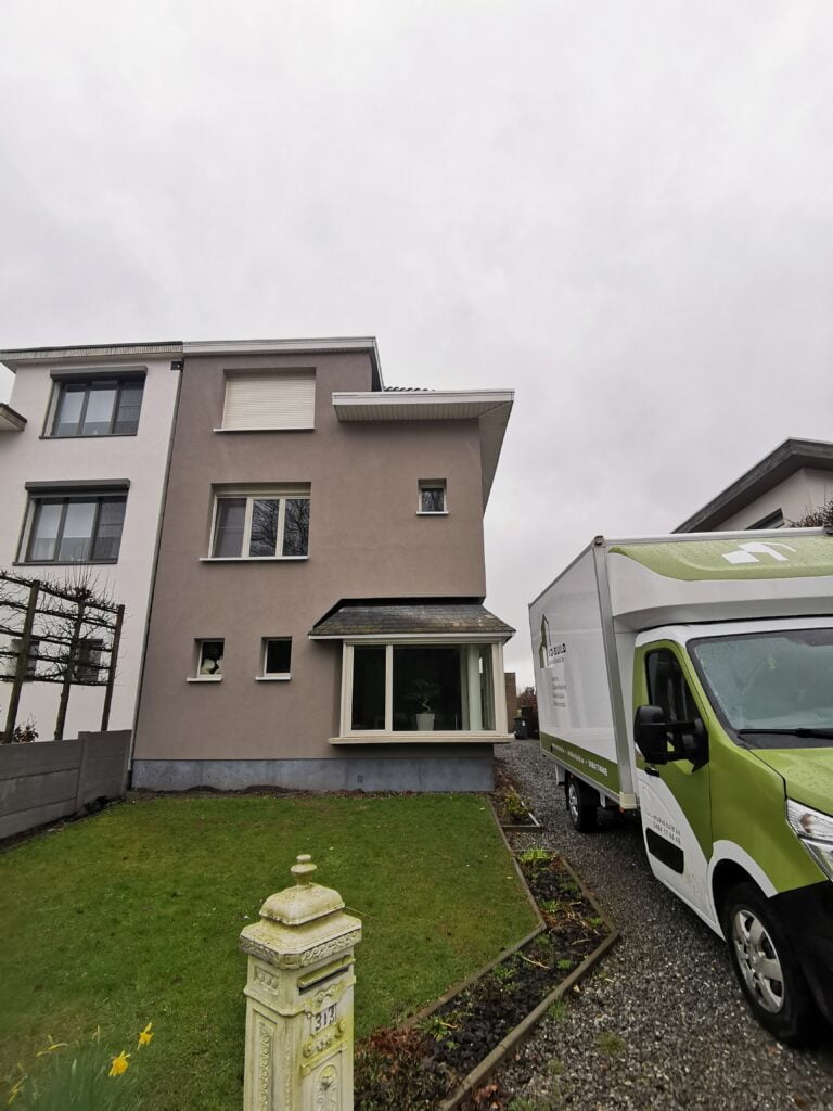 Gevelisolatie met crepi